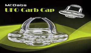 UFO Quartz Carb Cap rökningstillbehör med ett hål på toppen för 2 mm eller 3 mm tjocklek kvarts banger nagel4902050