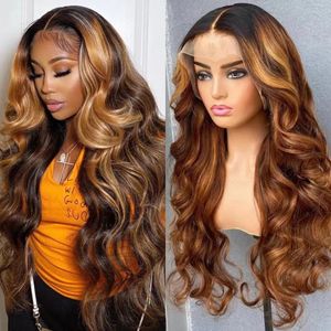 Wholesale Price Center Parting Long Big Wave Wigs Brown Deep Wavy Hair For Women Europe America Fashion Lace front Rose Net Long Curly Wig