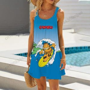 Casual Dresses Beach Fashion Dress Women 2024 Sexig vardagskläder One Piece Woman Clothing Beachwear Outing Womens Outfits