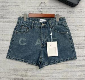 Designer Shorts Donne ad alta vita Short in denim vintage che lava donna jeans short cha86