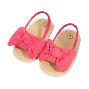 Baby Girl Summer Casual Bow Sandals Anti-Slip Soft Sole Shoes for Outdoor School Party L2405