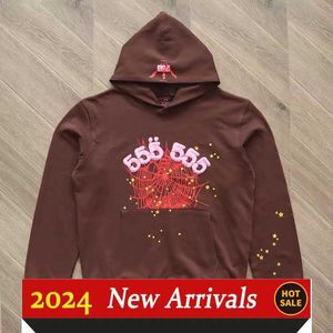 Tasarımcı Hoodies Genç Sweatshirts Street Giyim Thug 555 Angel Hoody Erkekler Kadın Külkü Kapşonlu Baskı Web Terleri Gri HVL3