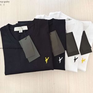 yslbags tshirt 여자 자수 yslbags 상단 t 셔츠 디자이너 패션 의류 캐주얼 한 느슨한 거리 스포츠 짧은 슬리브 티셔츠 순수면 여자 c 148