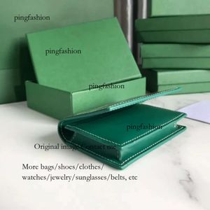 Designer Genuine Leather Wallet Men Women Short Purse Fashion Card Pocket Money Bag Clutch Fold Purses Passport Wallets With Box Ping