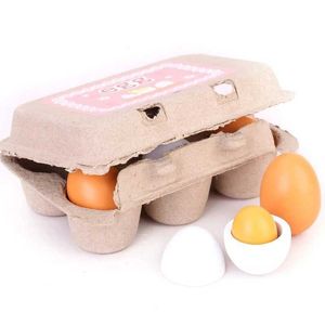 Kitchens Play Food 6 pieces of Easter eggs with a box pretend to play kitchen toys food cooking learning and education childrens simulation accessories gifts d240527