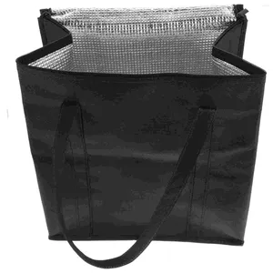 Обеденный посуда сумочка алюминиевая фольга Покупки Большой сумка для кошелька. Изолированная нетканая ткань охладитель