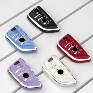 Soft TPU Car Remote Key Case Cover Shell for BMW X1 X3 X5 X6 X7 1 3 5 6 7 Series G20 G30 G11 F15 F16 G01 G02 F48 Car Accessories