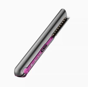 Hair Straighteners Professional Straightener Ceramic Flat Iron 2 In 1 Cordless And Curler Rechargeable Wireless Drop Delivery Produc Dhf3O