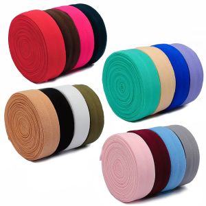 5 Yards/Roll 20mm Fold Over Elastic Stretch Braided Elastic Bands For Hair Ties Sewing Lace Trim Waistband Garment Accessories