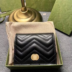 Luxurys designer nyckel plånbok mynt purses korthållare äkta läder män kvinnor mode lyx plånböcker hållare interiör slot clutch metal 299i