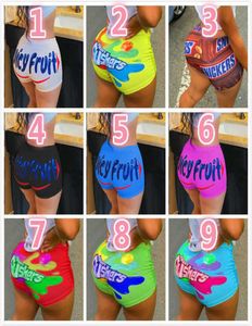 Kvinnor Sexig Yoga Shorts CB Slim Vest Printed Letter Pants Summer Designer Mini Leggings Fashion Party PS Size Close Clothing CO7688875494