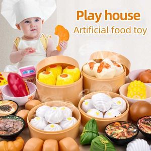 Kitchens Play Food Children play with each kitchen toy boys and girls cook simulated kitchens Utensils education childrens toys d240525