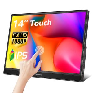 14-дюймовый портативный монитор 1920x1080 IPS Touch ЖК-экрана Type-C, совместимая с HDMI, подходящая для переключателя ноутбука PS4