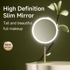 Doco Makeup Mirror Mini Desktop Justerbar LED -ljus Hög quanlity metallstruktur Perfekt för presentgivning