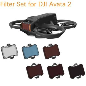 Drones Drones Professional Drone nd Фильтр ND8 ND16 ND32 ND64, совместим с аксессуарами для фотосессуаров Avata 2 для фотоаппаратов для DJI Avata 2 S24525