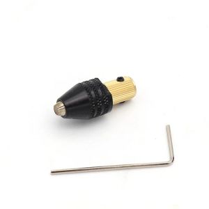 Mini borr chuck mandril patron gravör collet chuck elektrisk motoraxel fixtur klämma 0,5-3,2 mm snabb förändring chuck adapter
