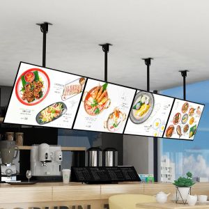 Slim Snap Frame LED Light Box Belysad affisch Display LED Backbelyst menyplattor för restaurang Cafe Shops Wall Billboard