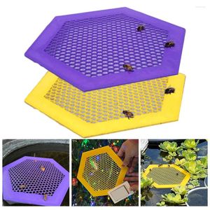 Other Bird Supplies 2pcs Bee Island Waterers Floating Waterer Catcher Cups Butterfly Water Station For Garden Bath Pond