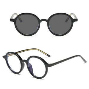 Solglasögon kvinnor runt progressiva multifokala läsglasögon män nära långt synförstoring pochromic presbyopia glasögon nxsunglasse 296n