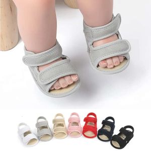 0-18 M Summer Unisex Toddler Girl Shoes Solid Color Net Cloth Breathable Boys Baby Infant Girls Sandals L2405