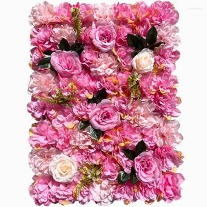 Dekorative Blumen Simulation Blume Wand Rose POGRAY ART Requisiten falsche Seide Wwedding Dekoration Hintergrund