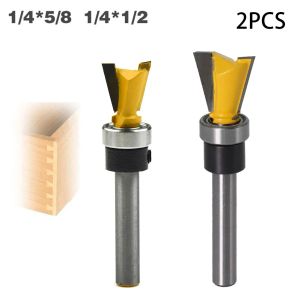 1/2st 14 grad 1/4 tum Shank Carbide Dovetail Router Woodworking Gravering Bit Milling Cutter Wood Working Cutter Tools Tools