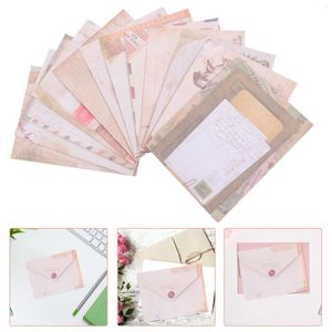 Geschenkverpackung 24 PCs Umschlag leere Karten Vintage Multifunktion Einladung Umschläge dekorativ kompakte Hochzeit Portable Letter Party Party