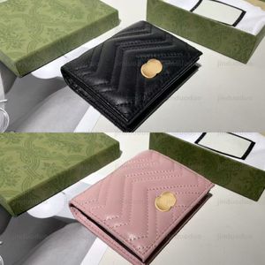 5A quality Genuine leather purses Luxury designer card holders Wallets men Original fashion Coin holder With box Women Key Wallet handb 242r