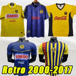 レトロサッカージャージークラブアメリカリーガMX O.peralta C.Dominguez Matheus Mexico R.Sambueza P.Aguilar Retro Football Shirts Uniorm 00 01 06 2006 2000 2001