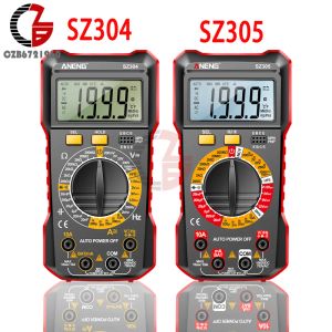 SZ304 SZ305 Aneng Digital MultiMeter Multimeter Volt OHM Stam -метр Авторинг для теста частоты напряжения тока переменного тока 2000
