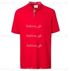 Highquality Berberry Tshirt Designer Mens Tshirt Polo Shirt 2024 Summer New Models Luxurygoods Letter Embroidery Summer Men Short Sleeve Tshirt 55