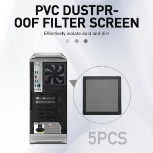 12-36 см магнитная рама Dust Filter Dust Pronation Cover Cover Net Guard для компьютера. Корпус охлаждение питания вентилятора ПК ПК Dust Pad