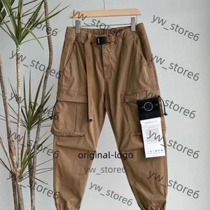 Stones Islandss Pants Badge Spring Summer New Belt Leggings Cargo Pants Stones Islandss High Street Casual Leggings Stone Pants Trend 3220 0abd