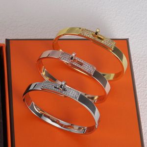 Titanium gold gold & silver hoop bracelet luxury designer bracelet for women and men's gift couple bracelet fashion designer jewelry