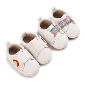 Pierwsze spacerowicze modne buty dziecięce dziecięce buty sportowe Dziewczyny z miękkimi podłogami Zabogi Pierwszy krok dla dzieci buty sportowe swobodne buty dla niemowląt D240525