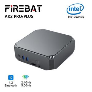 Firebat AK2 Plus Pro Minipc Intel N95 N5105 Dual Band WIFI5 BT4.2 16GB 512GB Desktop Gaming Computer Mini PC 4-Core 4-Thread