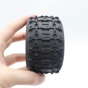 Skidproof Rubber Wheel Tyre Wear-resistant Off-road Vehicle Tire Upgarde Parts for Smax 1625 1635 Wltoys 144001 124018 HBX16889