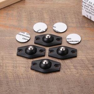 4-20pcs Rotating Storage Box Swivel Casters Steel Ball Universal Trash Can Bottom Wheel Pulley Self-Adhesive Furniture Rollers