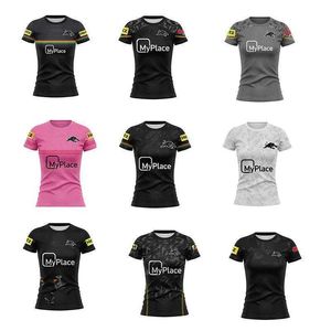 2024 Black Panthers home and away rugby jersey womens high-quality clothing with multiple choices YIJH