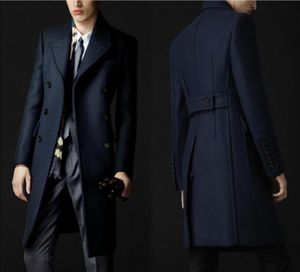 Hela S5XL 2017 Spring Men039S Nytt mode i den långa ullen av Cultivate One039s Moral Coat2078862