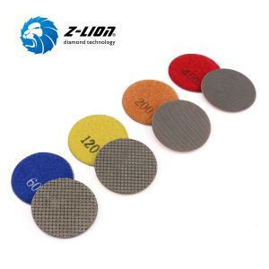 Z-LION 2pcs 2 Inch Electroplated Diamond Polishing Pads Multi Tool Polishing Sanding Pad For Concrete Granite Marble Glass