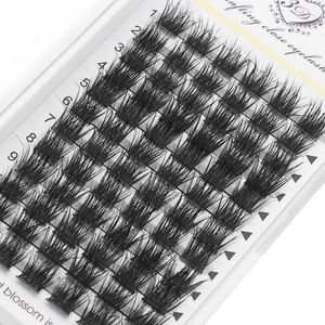 Falsche Wimpern 1Box individuelle Cluster Wimpern DIY Lash -Verlängerung weiche flauschige Faux -Nerz Dramatische Lautstärke gefälschter langer Wispy