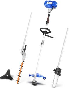 Other Garden Tools 26cc Weed Walker Gas Power String Trimmer/Edge Rod Saw Hedge Trimmer and Brush Blade 4-in-1 Multi Courtyard Care Tools S2452511