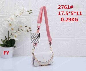 Designer Bag Sunrise Pastell 3st Set Pochette Colorful Women Axel Handväska Purse On the Go Spring in the City Collection Chain Tote Cross Body Wallet Bag Wyg Wyg