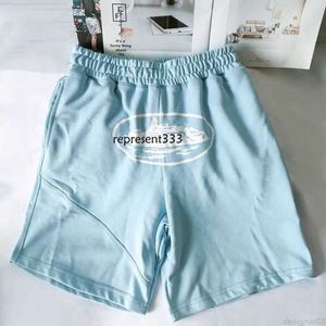 Mens shorts masculinos capris fria e popular na primavera/verão impressão de malha de moda marca calça de algodão solta