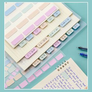 4Sheets Colorful Lead Tags Stickers Page Markers Sticky Key Point Index Stickers Bookmarks To-do List Stationery