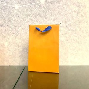 Orange original presentpapperspåse handväskor tygväska högkvalitativ mode shopping väska grossist billigare AP01 291T