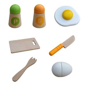 Kitchens Play Food Realistic kitchen cutting toys used for gaming food pretending to be wooden cooking shape matching d240527