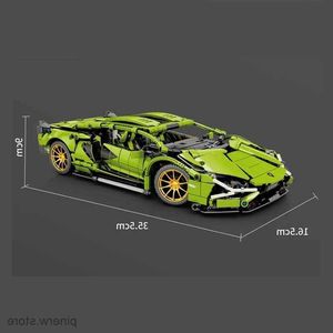 Blocks Racing Gifts Boyfriends Car Building Famous Model Block Expert Creation Toys Childrens For High-Tech Birthday Sports Nixuo