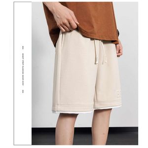 2024 Summer Men's Bermuda Loose Beach Exercise Fashion Knitted Casual 8Xl Versatile Thin Ventilate Shorts